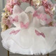 Rochie fetita Amazing White Pink Butterflies