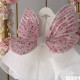 Rochie fetita Amazing White Pink Butterflies