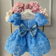 Rochie fetita Blue Angel Roses