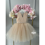 Rochie de ocazie tul si paiete Pearl Princess