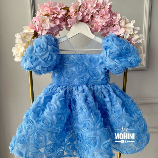 Rochie eleganta fetite Blue Angel Roses