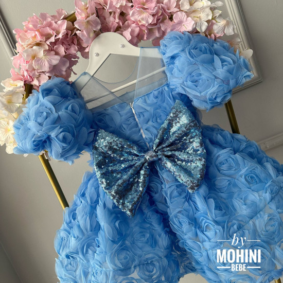 Rochie eleganta fetite Blue Angel Roses