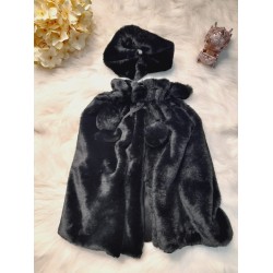 Set Bolero/Capa si toca Negru pentru copii