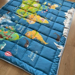 Saltea de joaca pentru copii BLUE MAP
