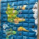 Saltea de joaca pentru copii BLUE MAP