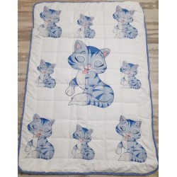 Saltea de joaca/pilota pentru copii BLUE CAT