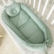 Set baby nest GRAY din bumbac organic