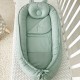 Set baby nest GRAY din bumbac organic