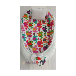 Baby nest ELEPHANT din bumbac organic