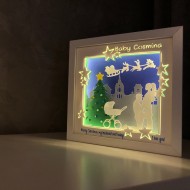 Lampa de veghe, tablou 3d personalizat, CADOU SPECIAL