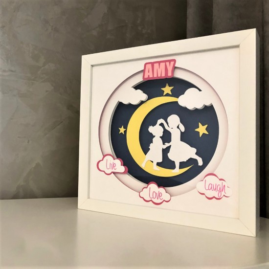 Lampa de veghe, tablou 3d personalizat, SISTERS