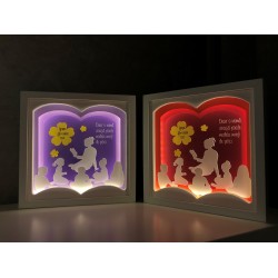 Lampa de veghe, tablou 3d personalizat, INVATATOARE/DIRIGINTA