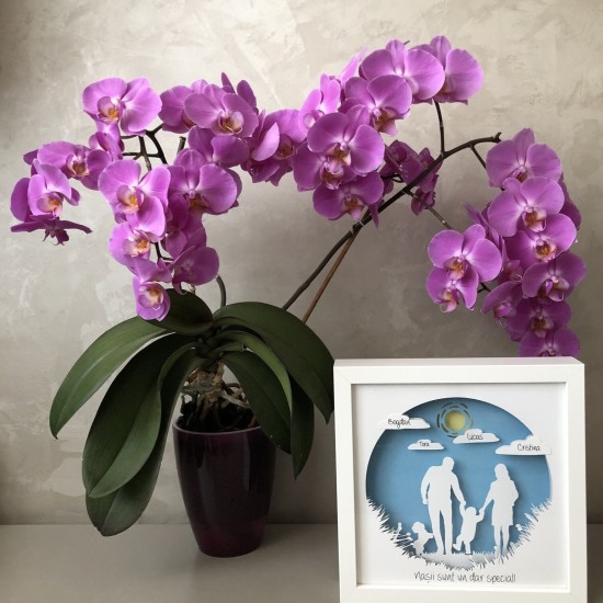 Lampa de veghe, tablou 3d personalizat, GODPARENTS