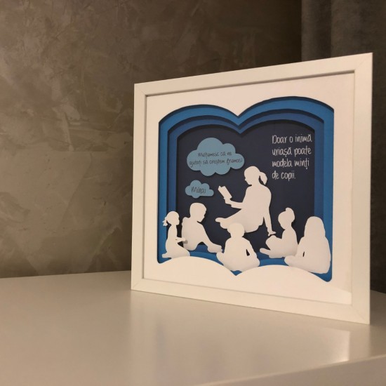 Lampa de veghe, tablou 3d personalizat, TEACHER