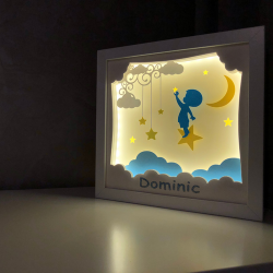 Lampa de veghe, tablou 3d personalizat, SPECIAL BOY
