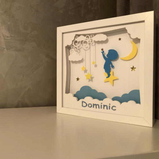 Lampa de veghe, tablou 3d personalizat, SPECIAL BOY