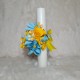 Lumanare botez YELLOW BLUE