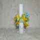 Lumanare botez YELLOW BLUE