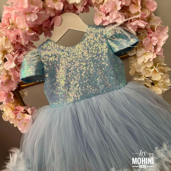 Rochie fete Blue Pearl