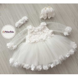 Rochie de botez fetiță AMIAH