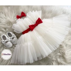 Rochie fete RED WHITE