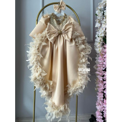 Rochie fetita Beige Bijoux
