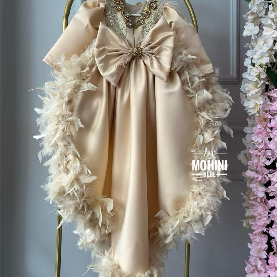 Rochie fetita Beige Bijoux