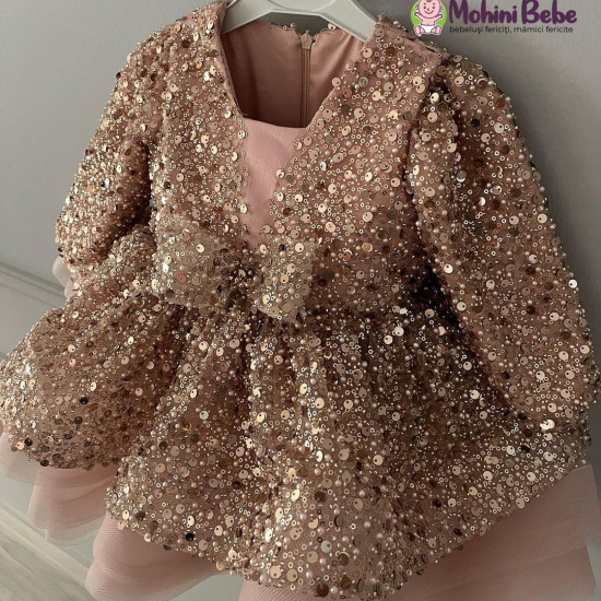 Rochie fete CERYS GOLD ROSE