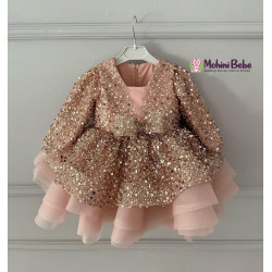 Rochie fete CERYS GOLD ROSE