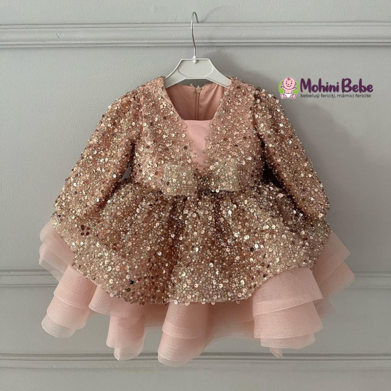 Rochie fete CERYS GOLD ROSE