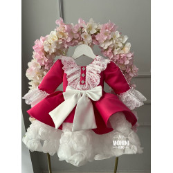 Rochie elegantă fetiță - Rochie fucsia Dayanara