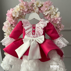 Rochie elegantă fetiță - Rochie fucsia Dayanara