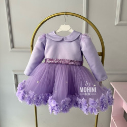 Rochie fete Lilac Flowers