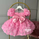 Rochie fete Pink Rose Flowers