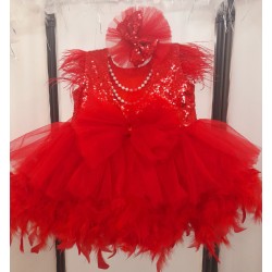 Rochie fete RED KYANA