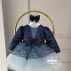 Rochie prințesă fetiță - rochie paiete cu trena Arrya