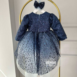 Rochie prințesă fetiță - rochie paiete cu trena Arrya