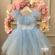 Rochie fete Little Blue Pearls