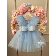 Rochie fete Little Blue Pearls