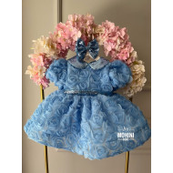 Rochie eleganta fetite New Blue Angel Roses