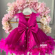 Rochie pene fete Ayva Fuchsia