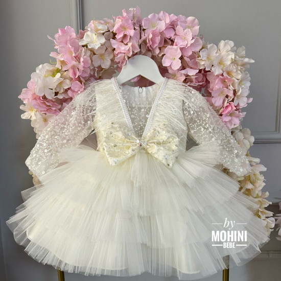 Rochie nuntă fetiță - rochie ivoire Azaleea