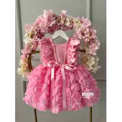 Rochie  botez fete Beautiful Baby Roses