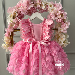 Rochie  botez fete Beautiful Baby Roses