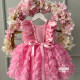 Rochie  botez fete Beautiful Baby Roses