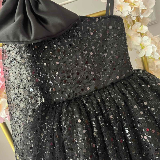 Rochie neagra fete Black Gown