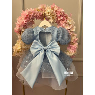 Rochie paiete fetita - Rochie Blue Calla