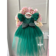 Rochie fete Brillo Green Train