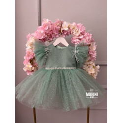 Rochie fete Brillo Verde
