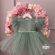 Rochie fete Brillo Verde
